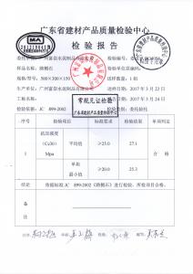 路侧石检验报告