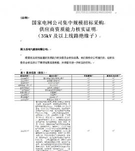 国网入围