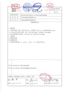产品检验报告