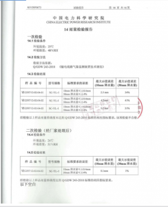 产品检验报告