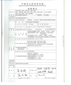 产品检验报告