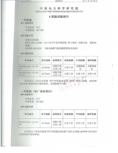 产品检验报告