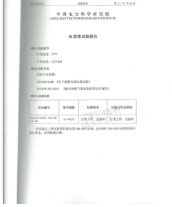 产品检验报告