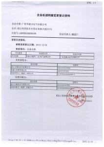 变更登记资料