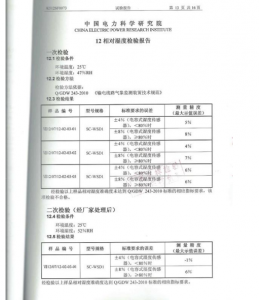 产品检验报告