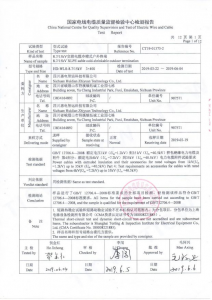 产品检测报告