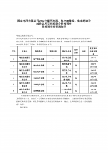 国网入围